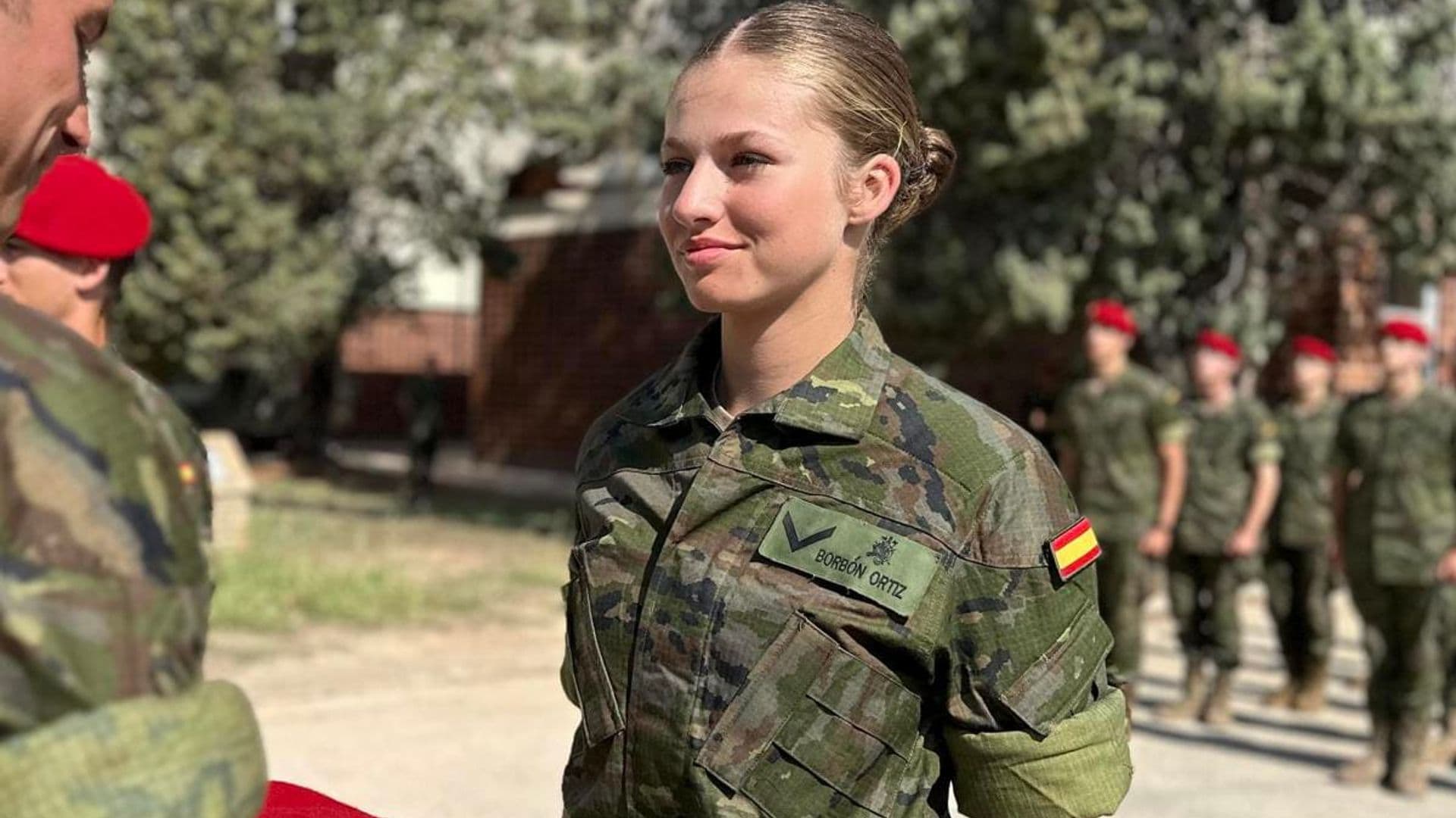 Photos of Princess Leonor’s basic military training released