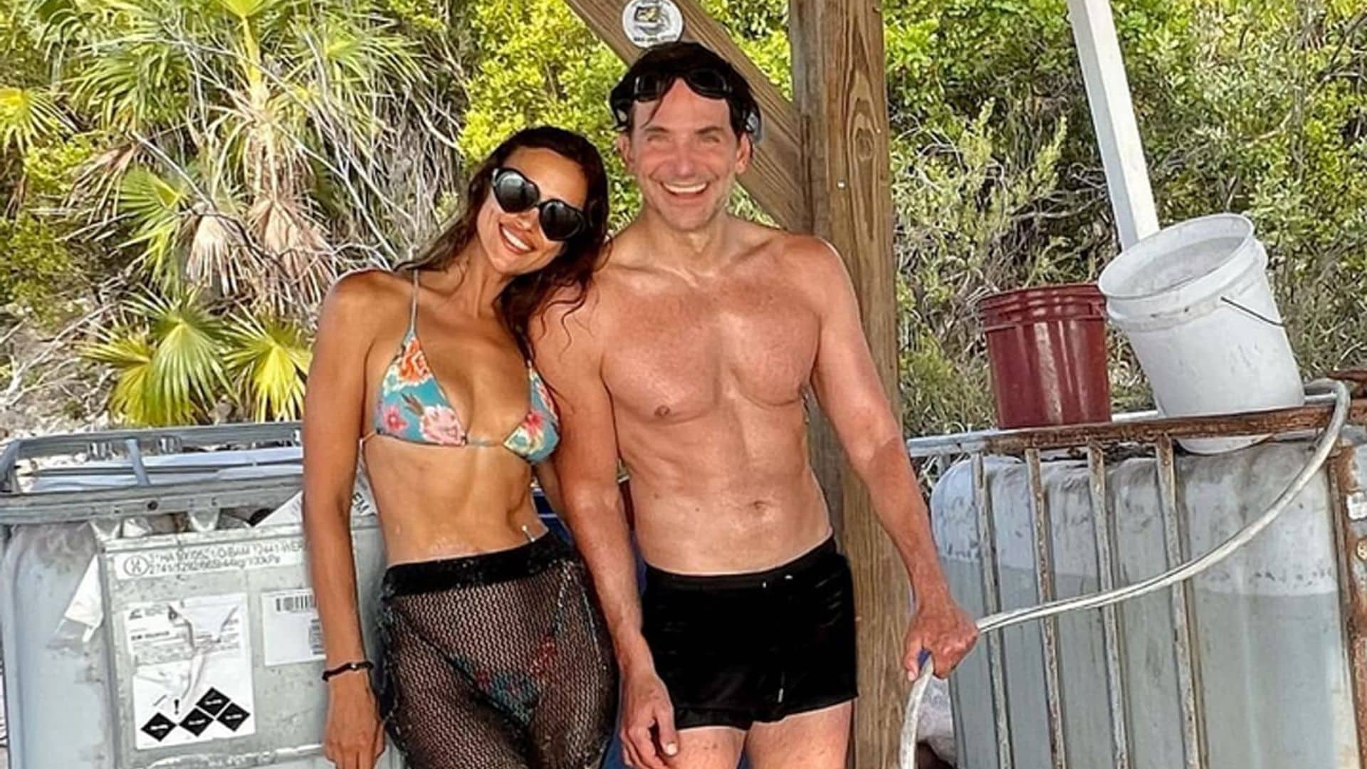 Irina Shayk and Bradley Cooper share photos of their trip to the Bahamas