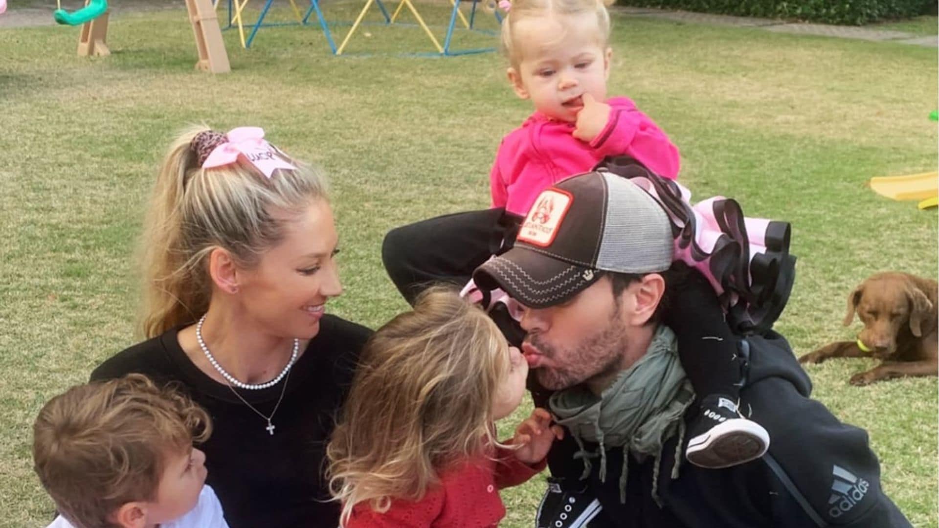 Enrique Iglesias celebrates 49th birthday with the love of his three kids: twins Nicholas and Lucy, and Mary