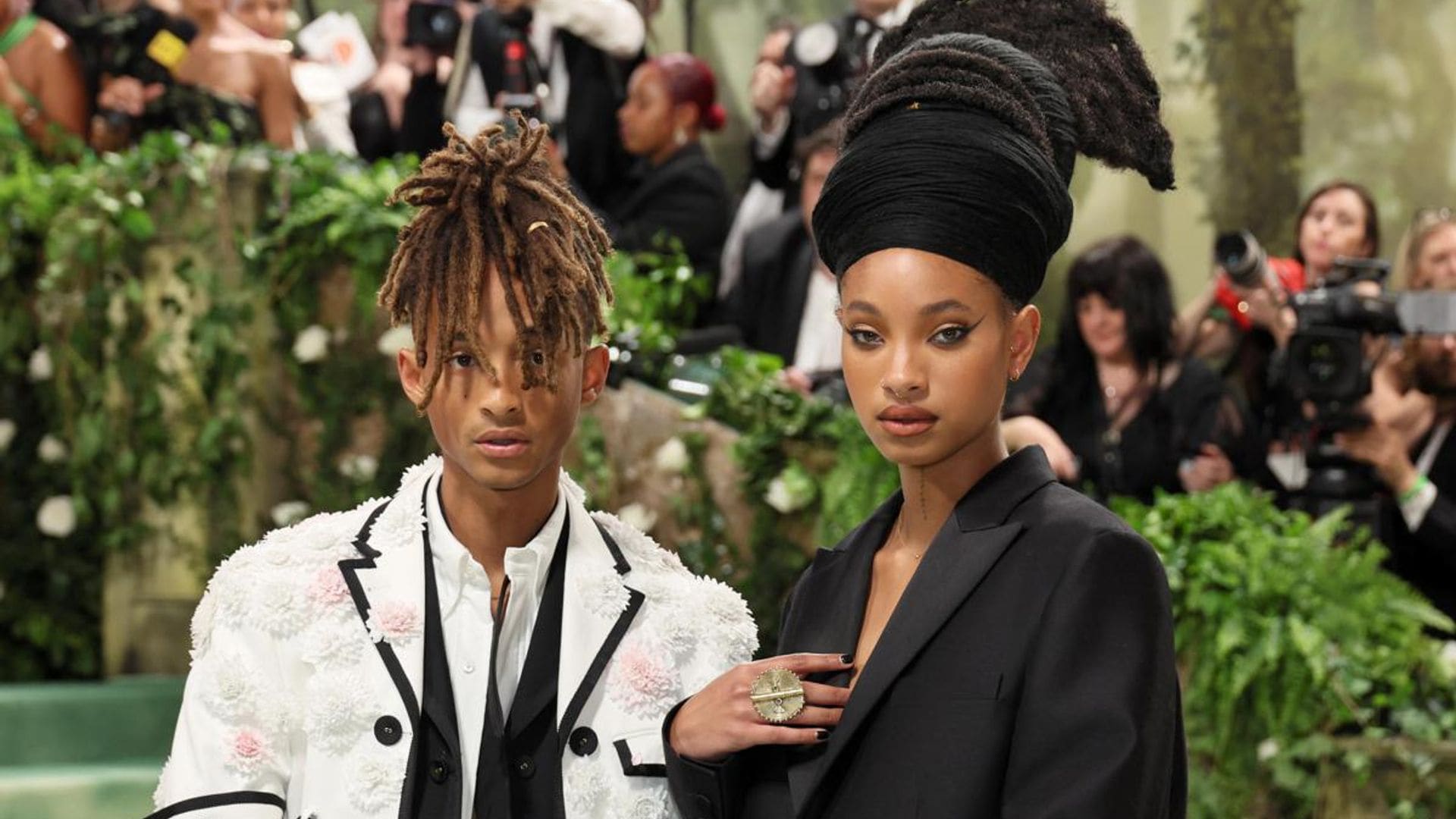 Willow and Jaden Smith attend the Met Gala in matching looks