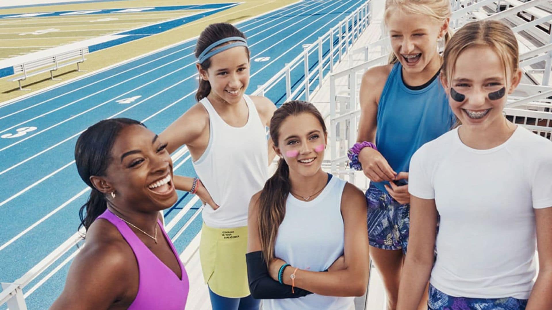 Simone Biles drops a capsule collection with Athleta so girls can discover their style
