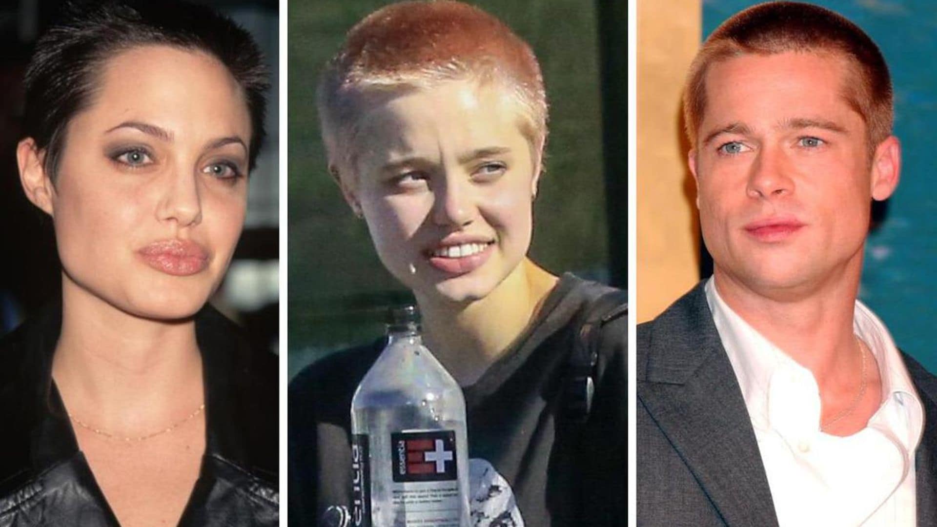 Shiloh Jolie-Pitt debuted a new pink buzzcut and she’s never looked more like Angelina and Brad
