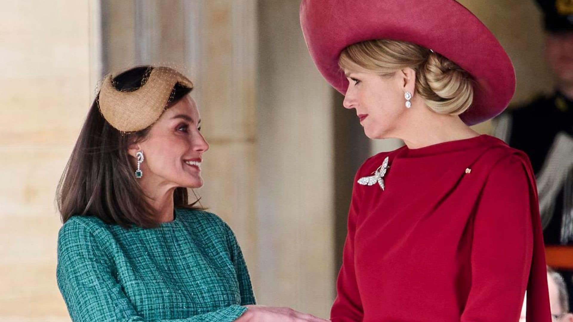 Queen Maxima and Queen Letizia have a stylish reunion in the Netherlands