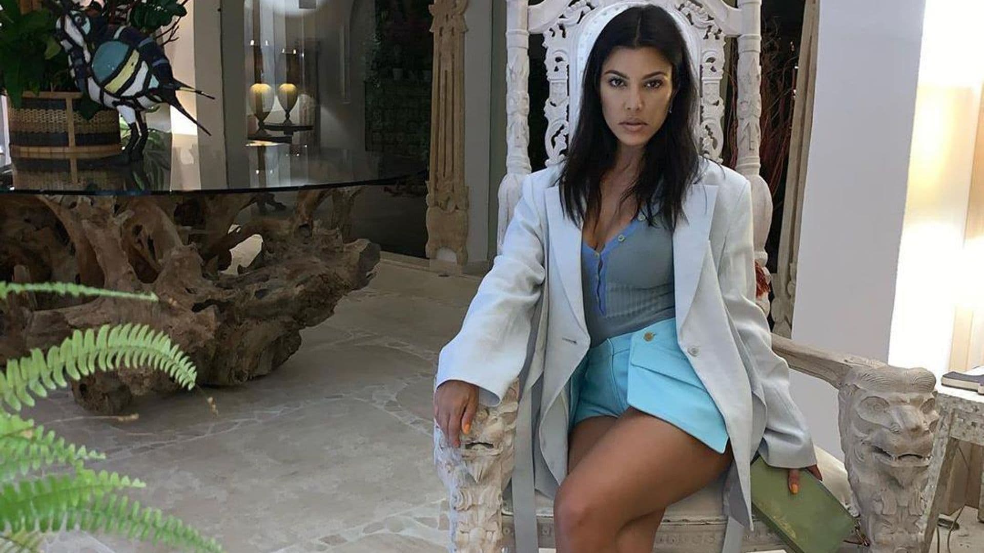 Kourtney Kardashian addresses pregnancy questions after fans freak out about picture