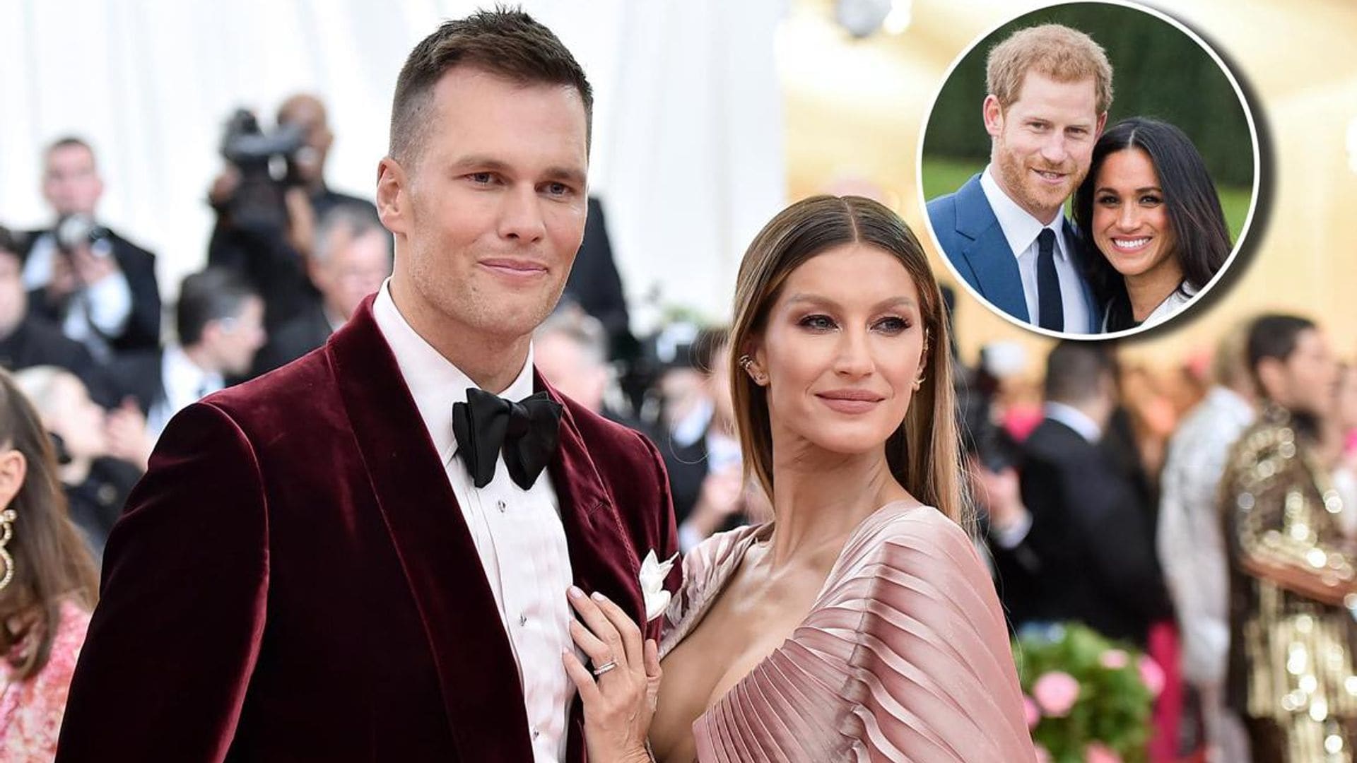 Gisele Bündchen and Tom Brady channel Meghan and Harry with loved-up pic