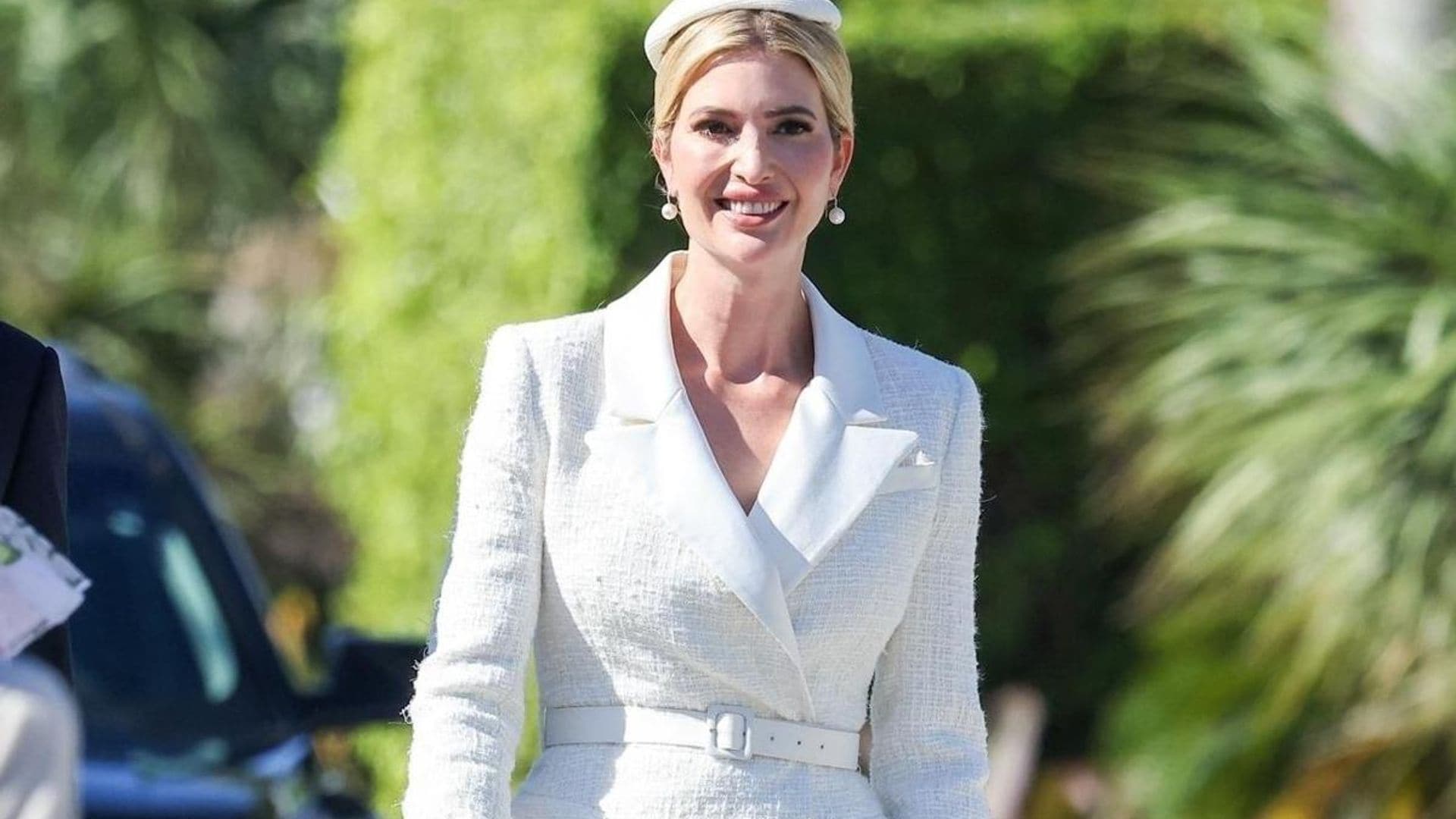 Ivanka Trump wears all-white ensemble to synagogue after Donald Trump’s indictment