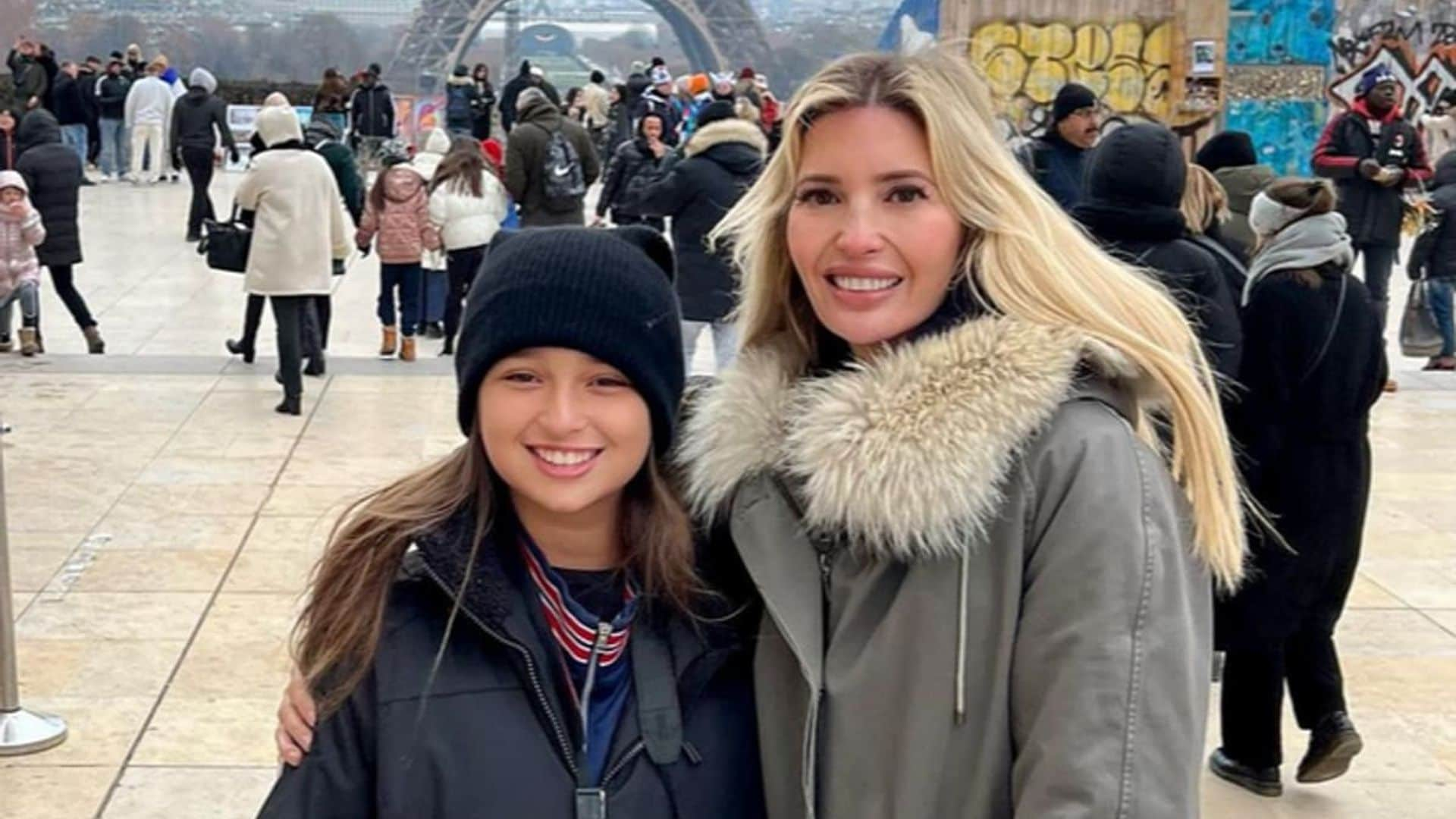 Ivanka Trump shares photos with her daughter in Paris