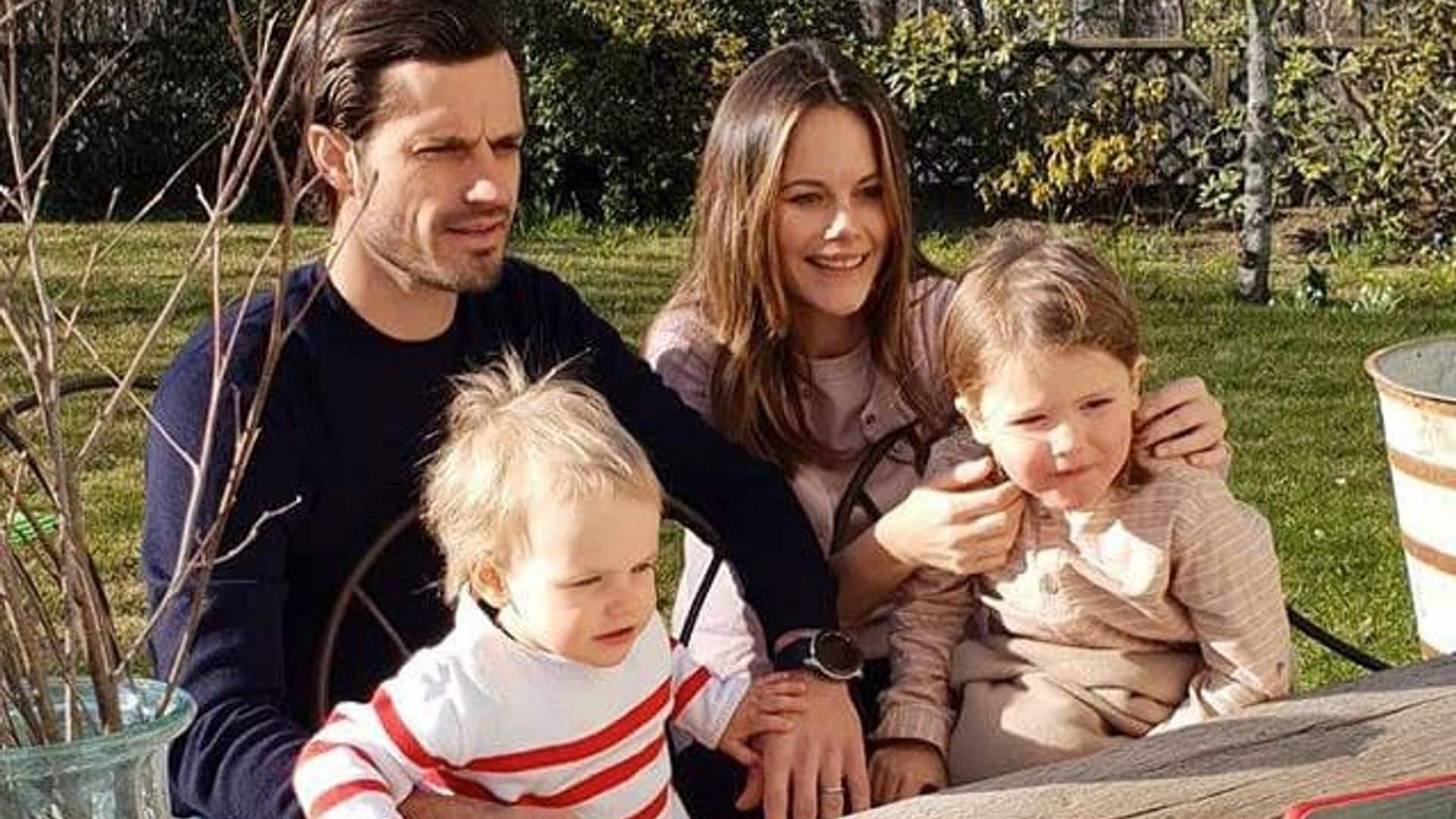 Princess Sofia’s son Prince Gabriel turns 3 with a birthday cake as big as him