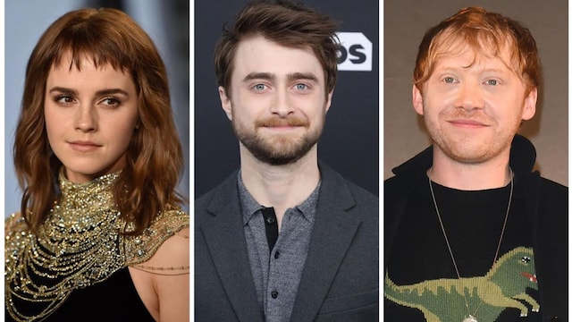 Emma Watson, Daniel Radcliffe and Rupert Grint.