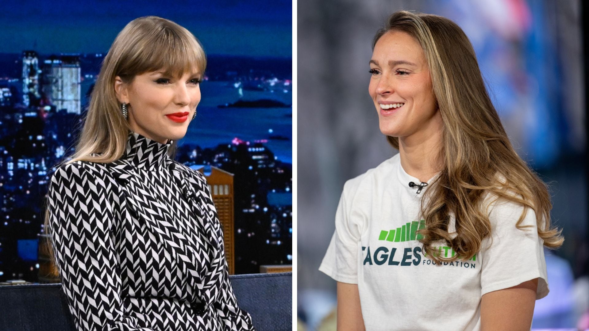 Kylie Kelce spills on Taylor Swift, Travis, and their first meeting