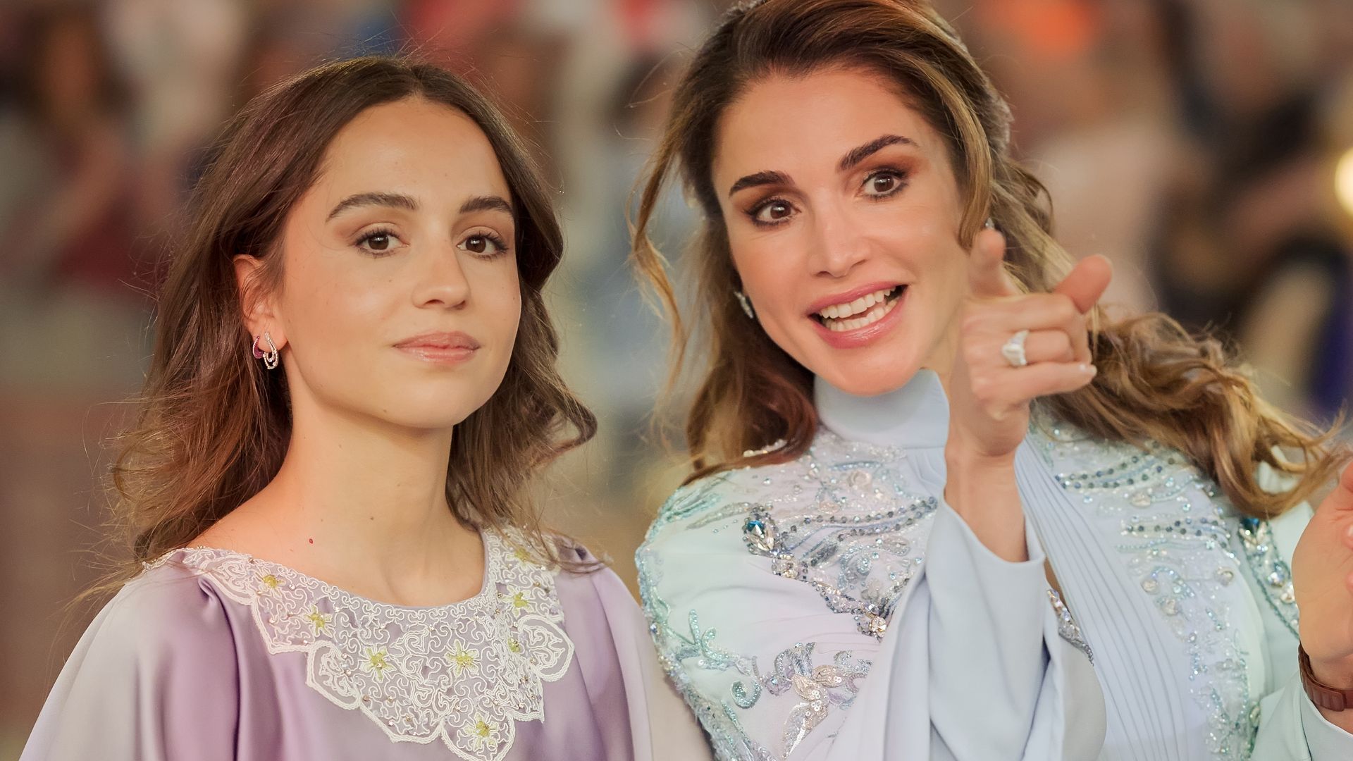 Queen Rania's daughter Princess Iman welcomes first child less than a month after her pregnancy was revealed