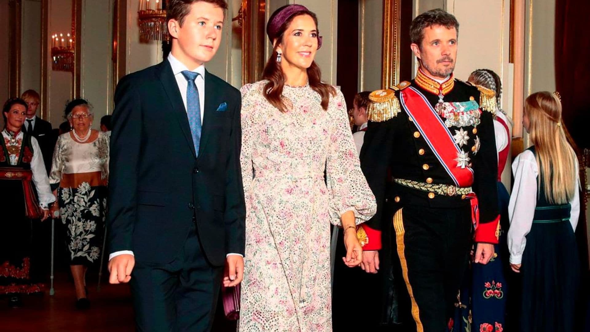 Crown Princess Mary’s son carries out rare engagement with dad