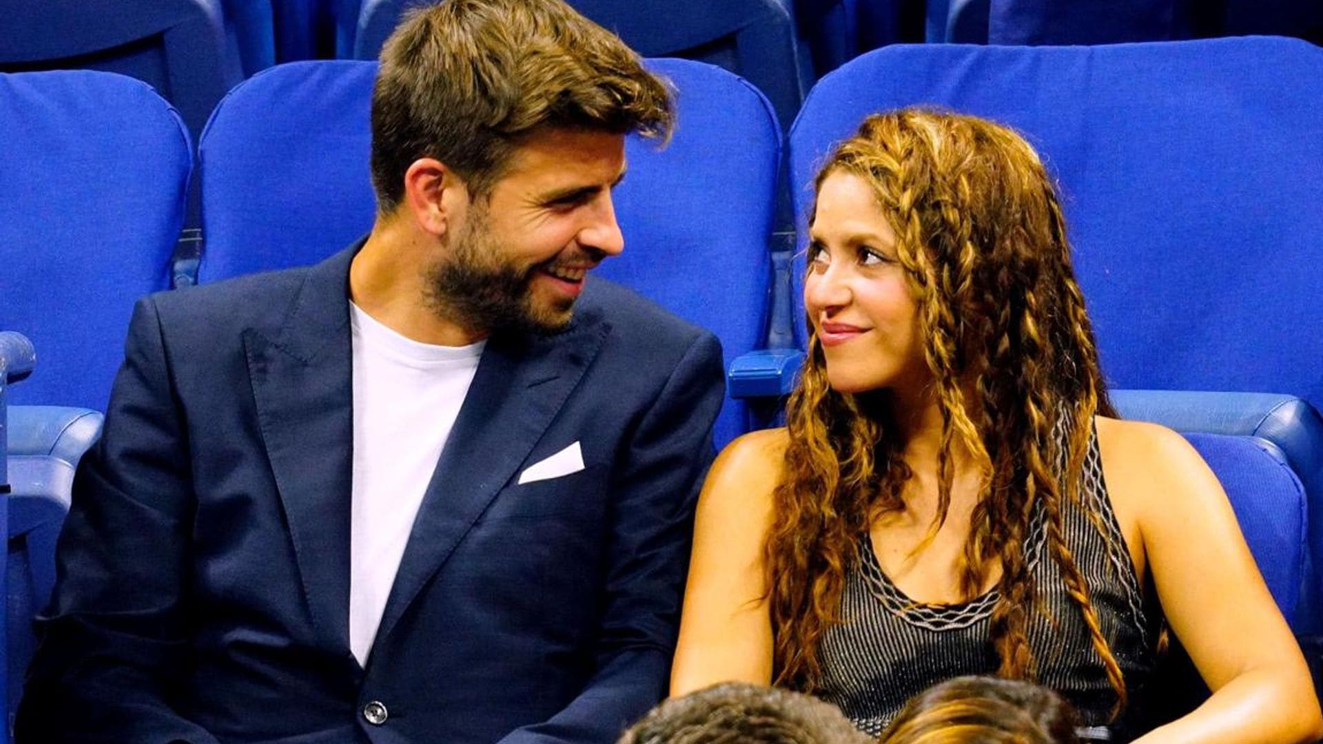 Shakira crushes Gerard Pique with a hug as they celebrate a big victory