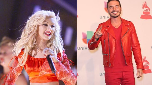 Christina Aguilera and J Balvin