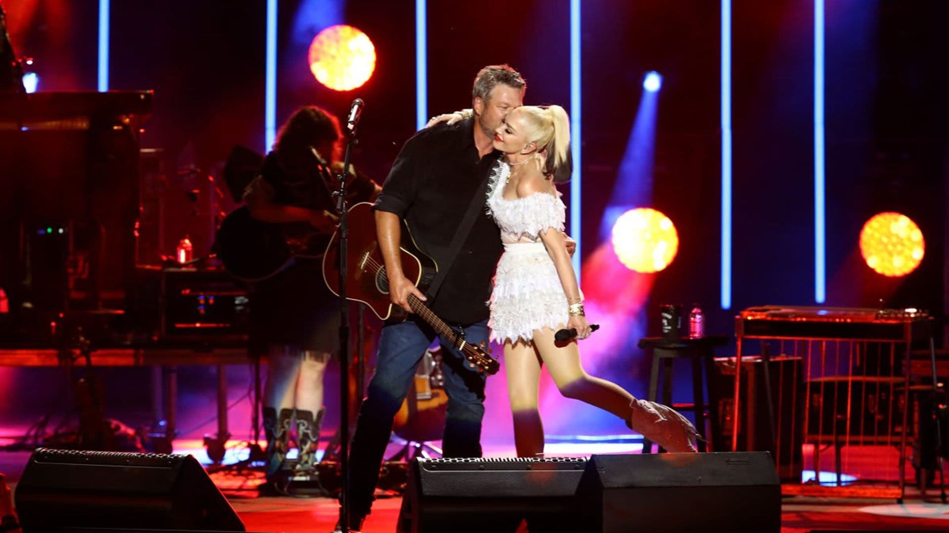 Blake Shelton and Gwen Stefani sang a duet together during the CMA Summer Jam