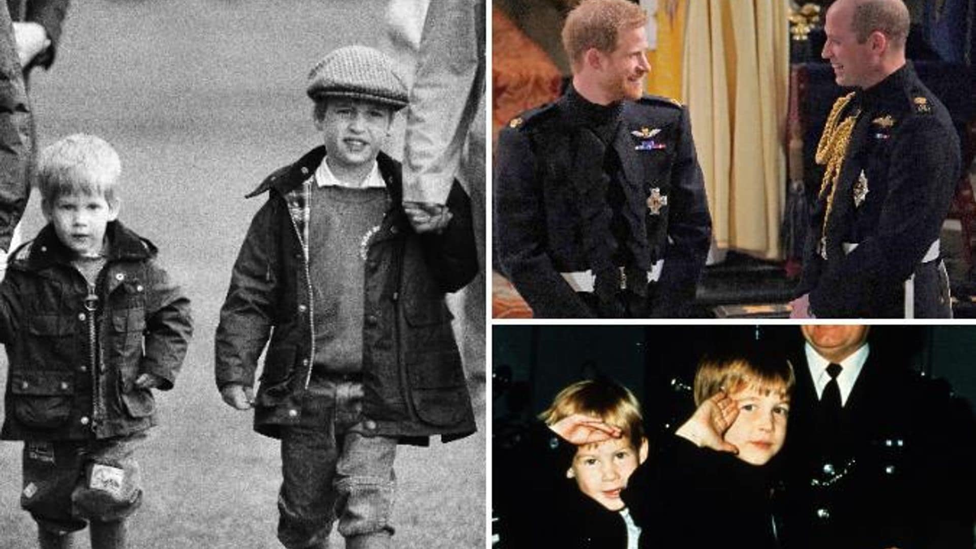 A look at Prince Harry and Prince William’s brotherly bond throughout the years