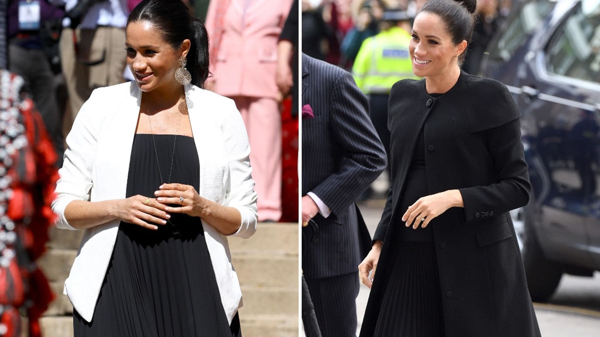 Talk about recycling! Did Meghan Markle wear her skirt as a dress?