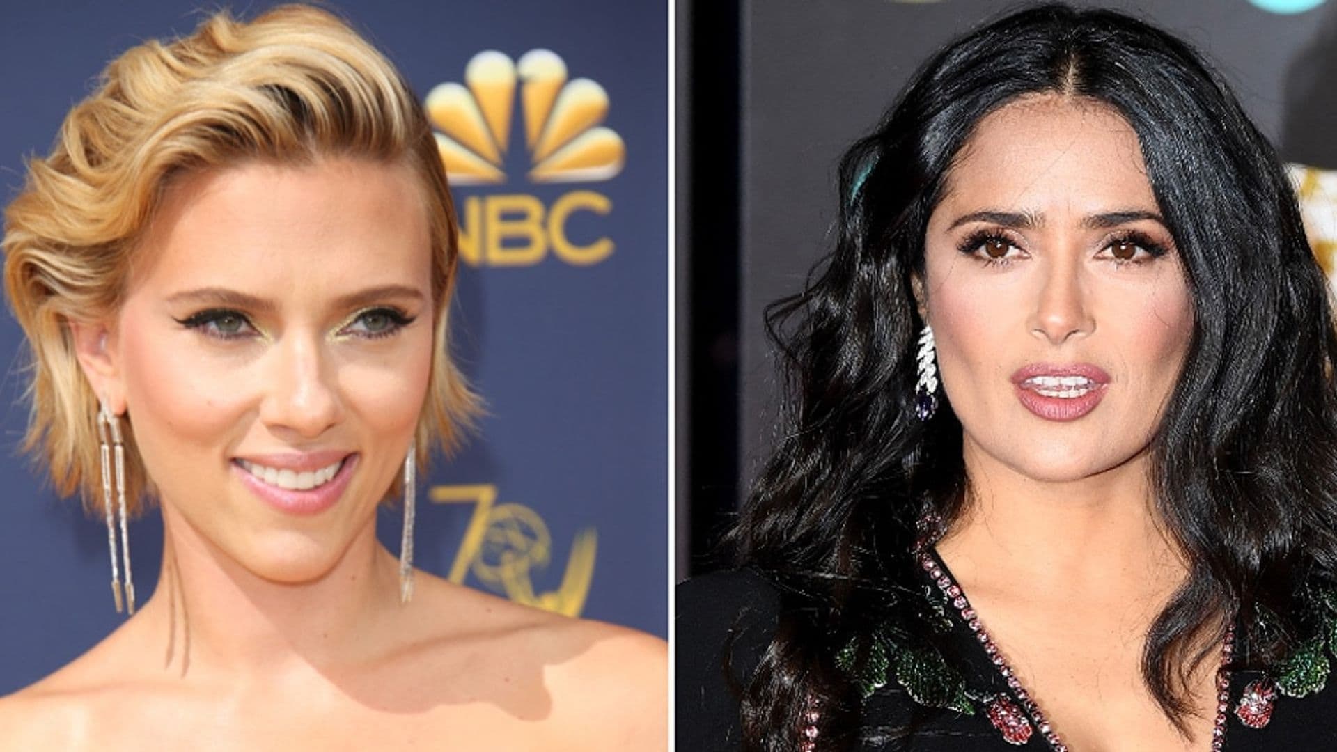 Scarlett Johansson talks Salma Hayek joining the Marvel universe