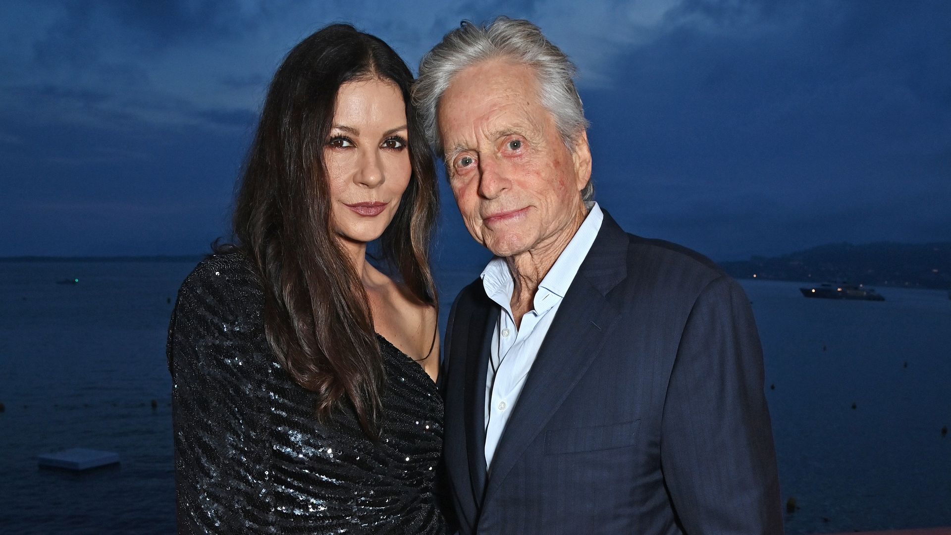 Michael Douglas and his 'birthday sister' Catherine Zeta-Jones celebrate their special day