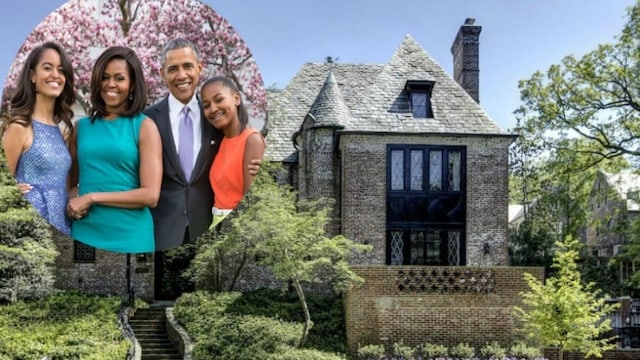 Barack, Michelle, Sasha and Malia Obama may have moved out of the White House, but they won't be far away. The former first family will move into a 8,200 square foot home in the neighborhood of Kalorama. Here is a look inside the Obamas' new digs, which is currently being renovated to fit their post-presidential style.
Photo: Getty/Mark McFadden