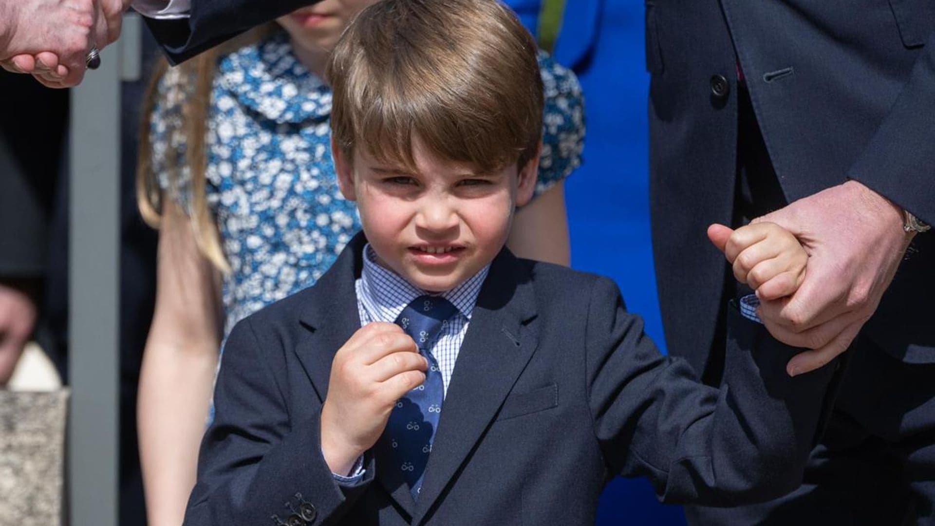 Prince Louis attends Easter service for first time with royal family: Photos