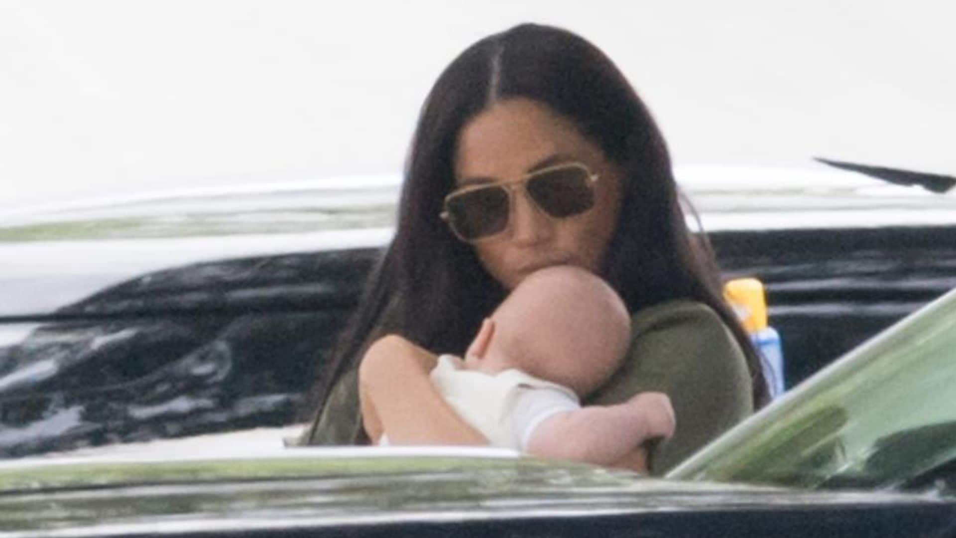 Meghan Markle sweetly cuddles Archie Harrison in new family photo