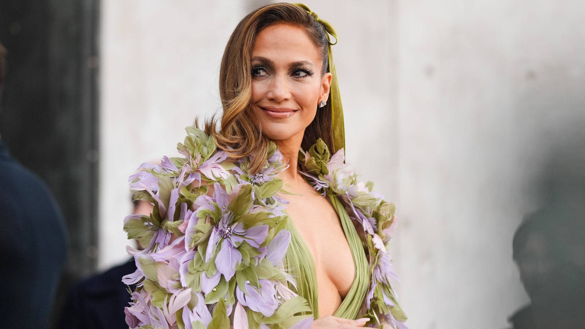 Jennifer Lopez steps out in floral ensemble and no wedding ring in New York City