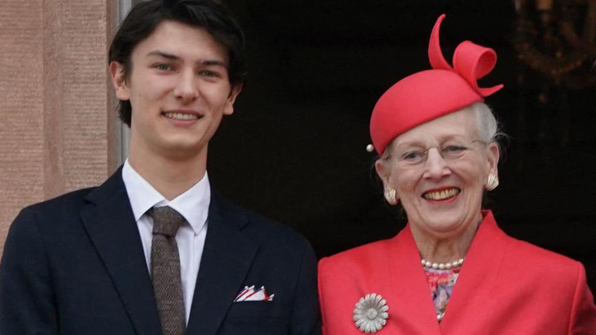 Queen Margrethe's grandson speaks out after losing Prince title