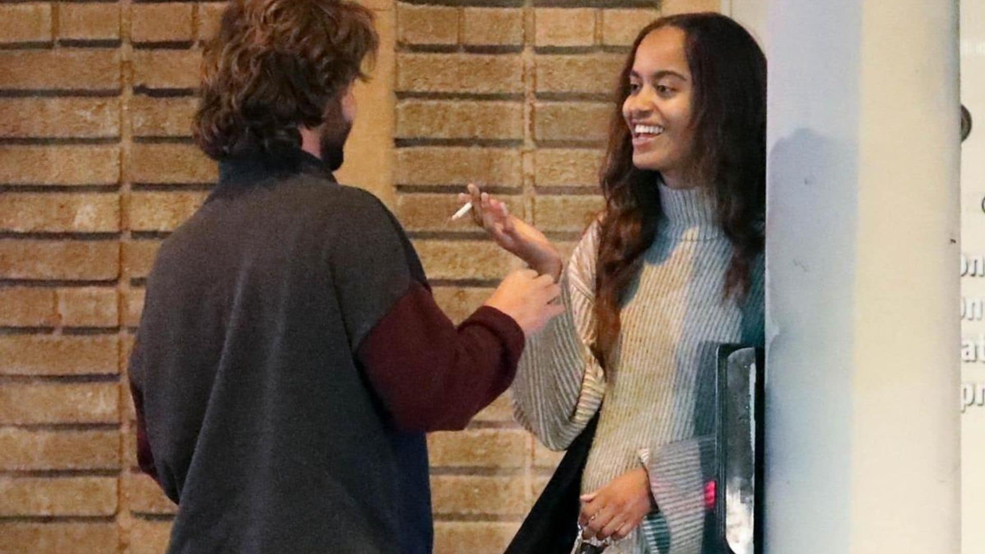 Malia Obama enjoys the night in LA with a mystery man