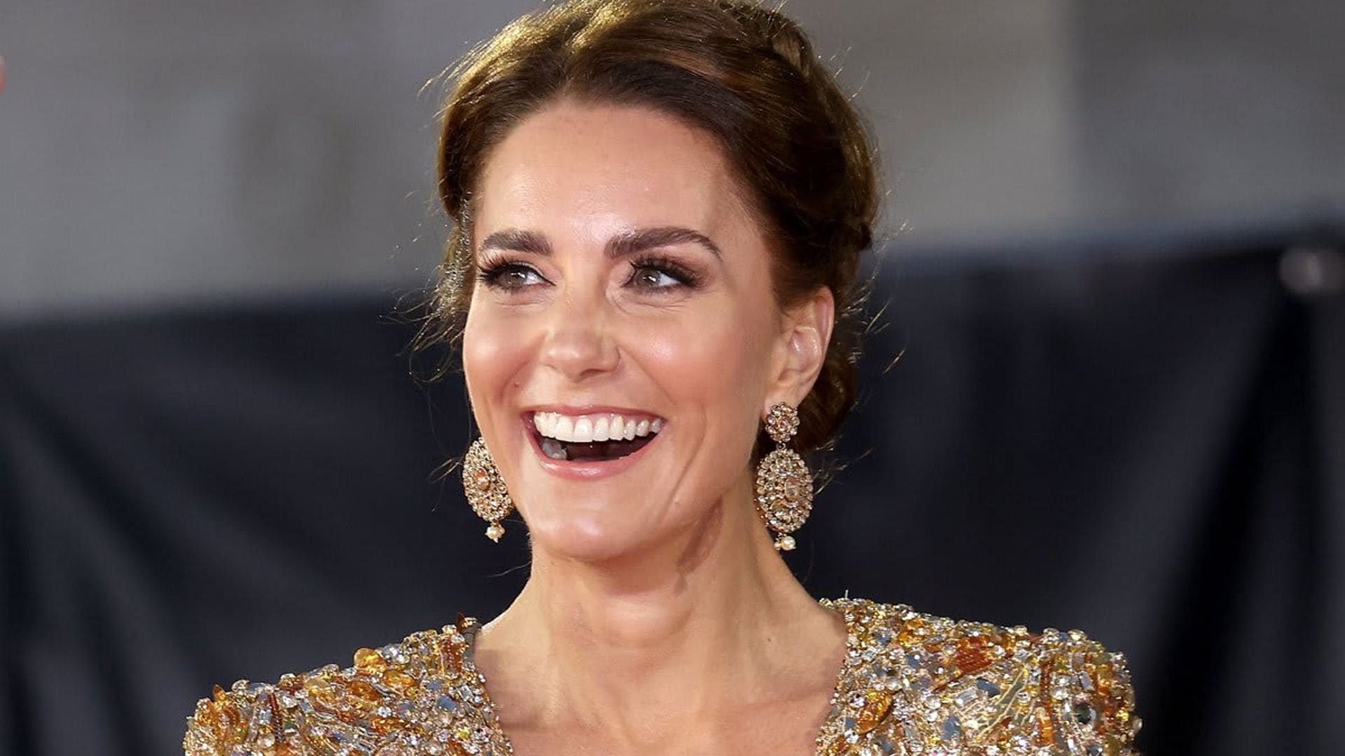 You can buy Kate Middleton’s gold James Bond premiere dress