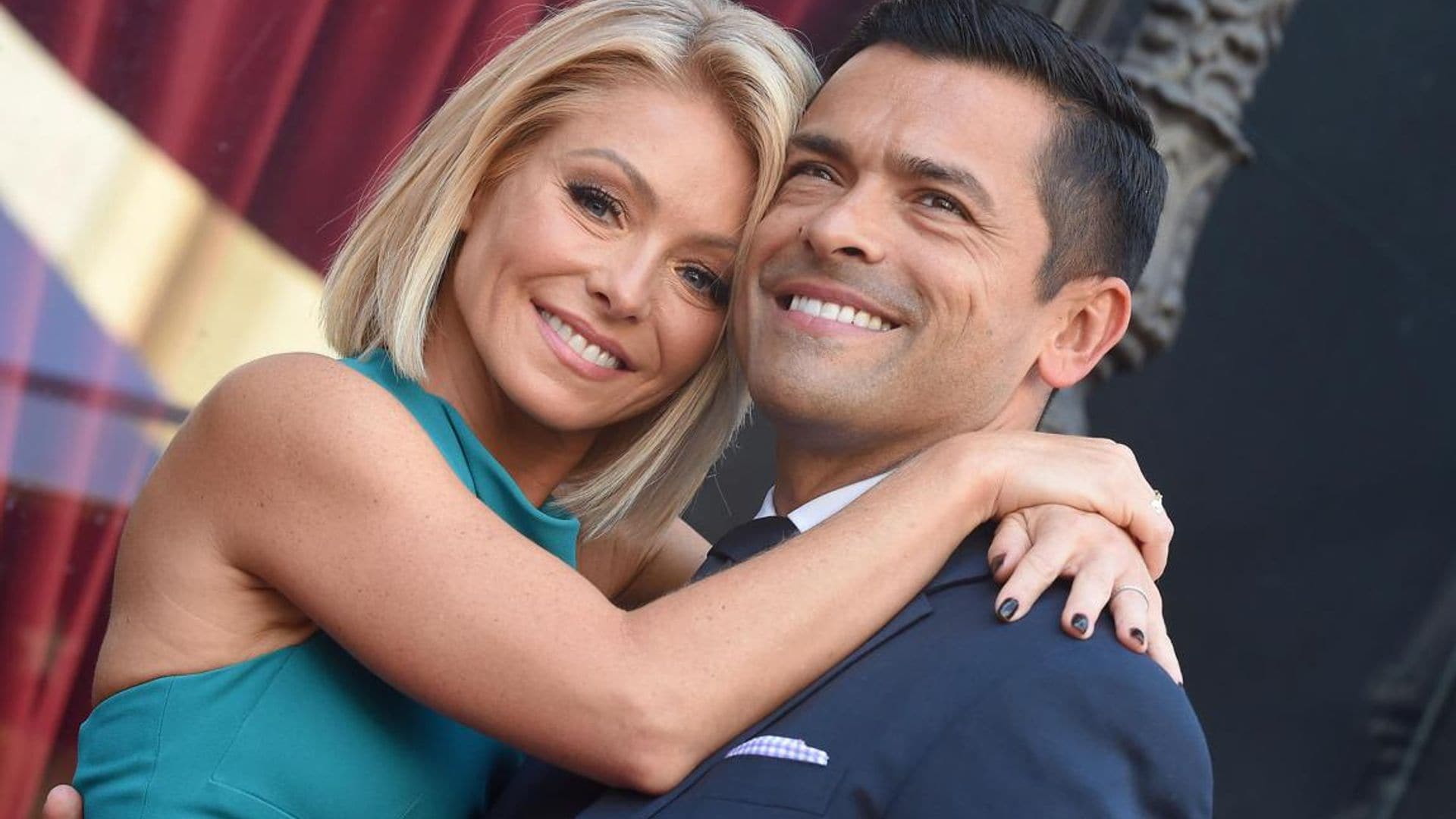 Kelly Ripa celebrates two anniversaries with two special men in her life