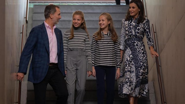 Queen Letizia and King Felipe took their daughters to watch latest Star Wars movie