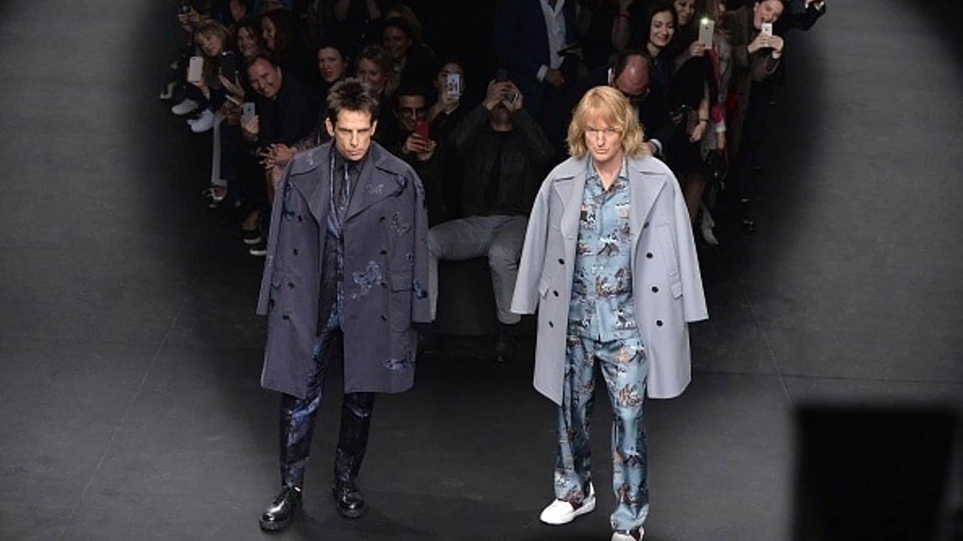 Ben Stiller and Owen Wilson grace Valentino runway as 'Zoolander' characters