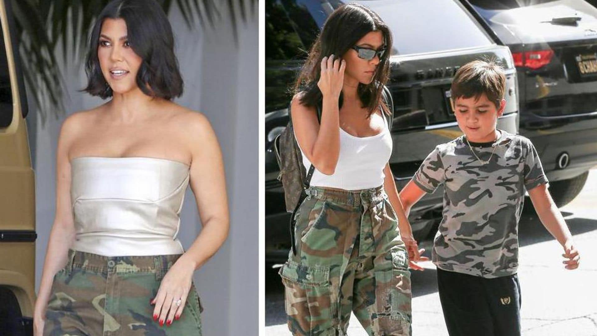 Is Kourtney Kardashian the most fashionable sister when it comes to rocking camouflage?