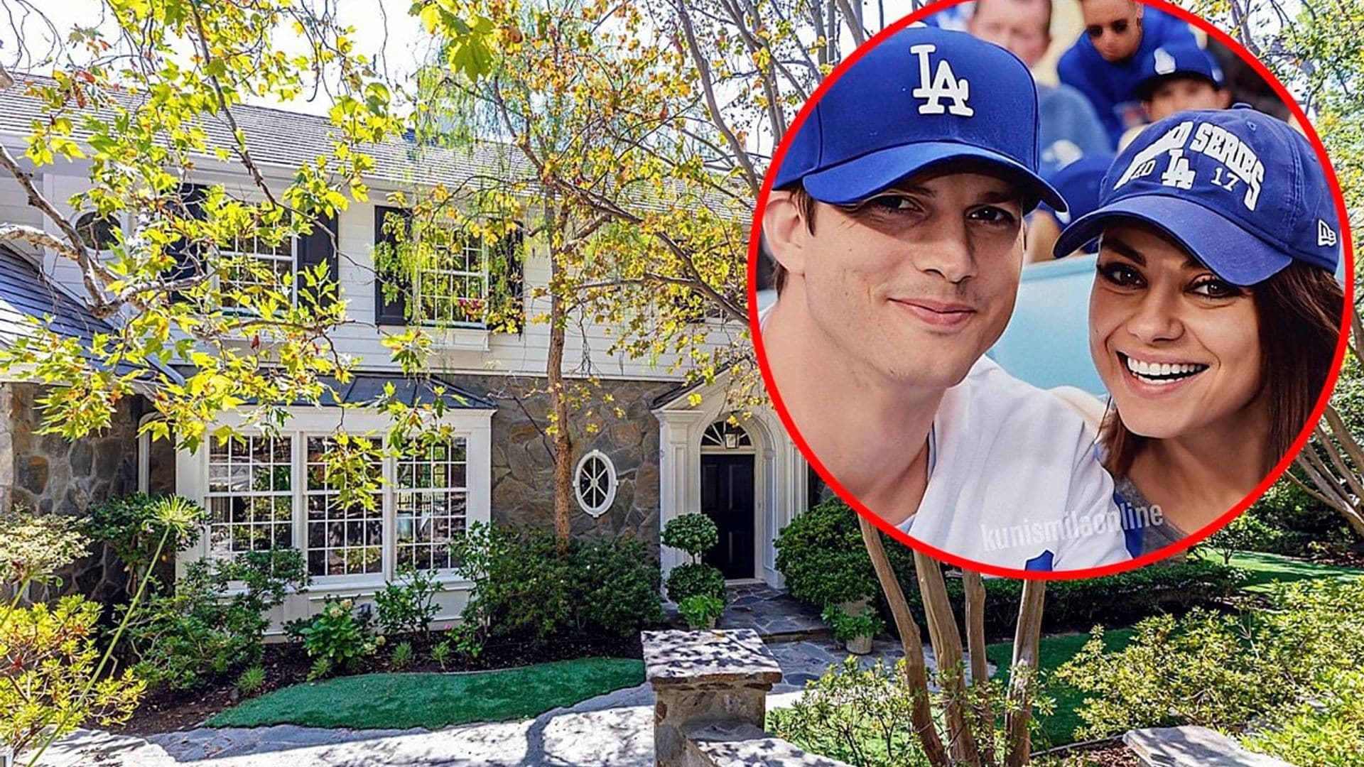 Ashton Kutcher and Mila Kunis home