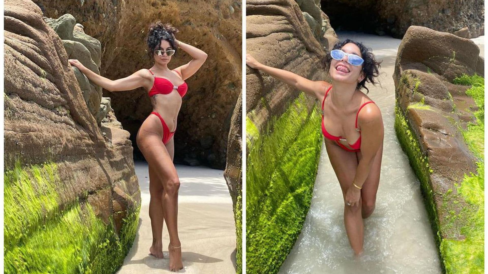 Vanessa Hudgens’ itty bitty red bikini is the gift that keeps on giving