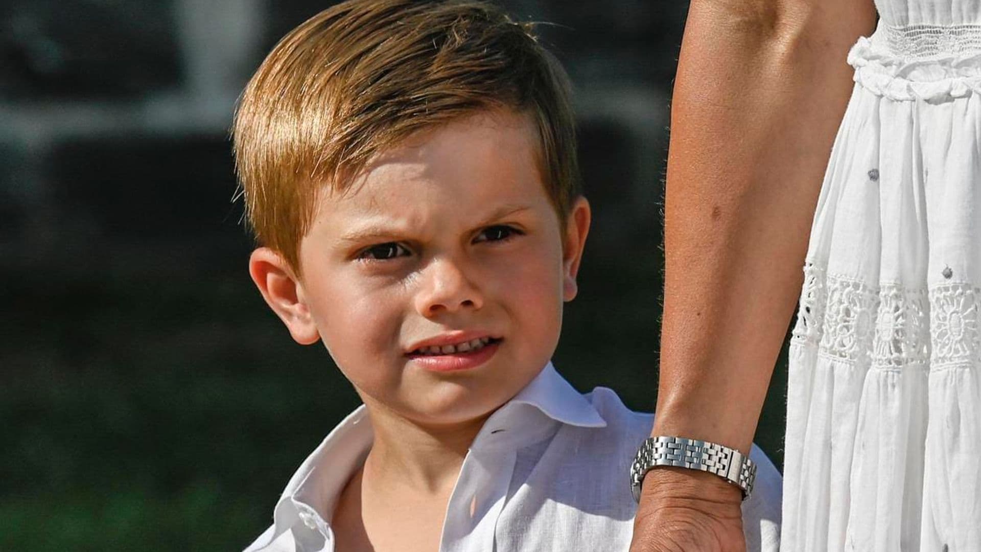 Crown Princess Victoria snaps son Prince Oscar’s adorable birthday photo