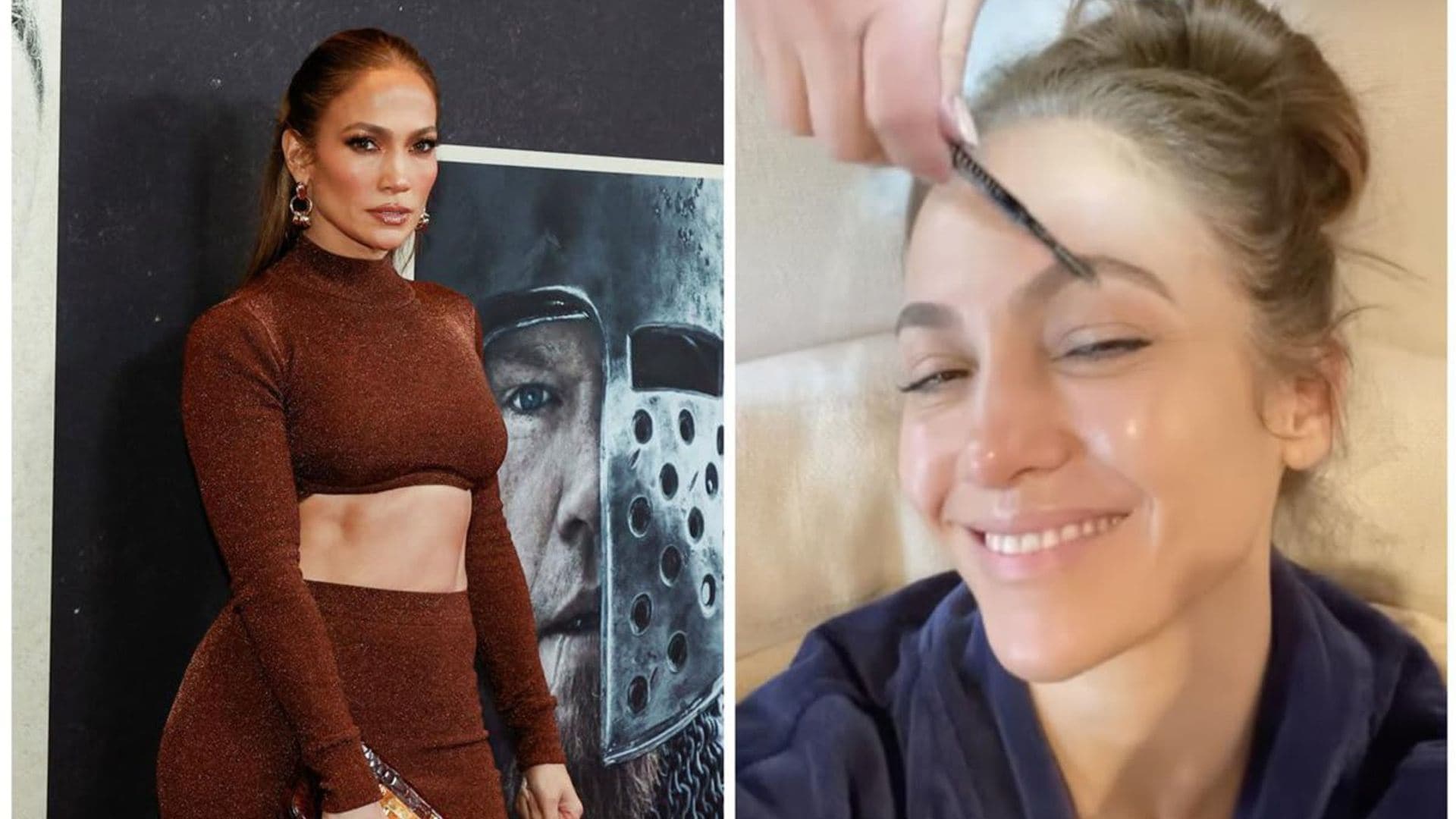 Jennifer Lopez shows off her glowing skin in makeup-free video: ‘This is JLo beauty’