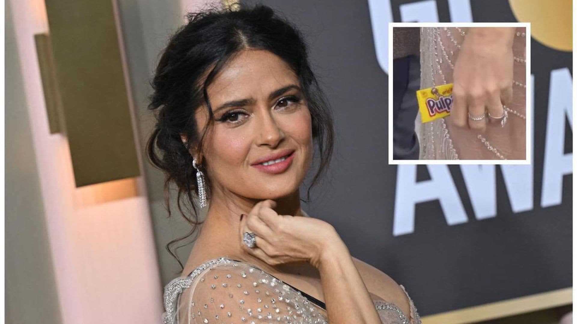 The very Mexican snack Salma Hayek sneaked to the 2023 Golden Globes