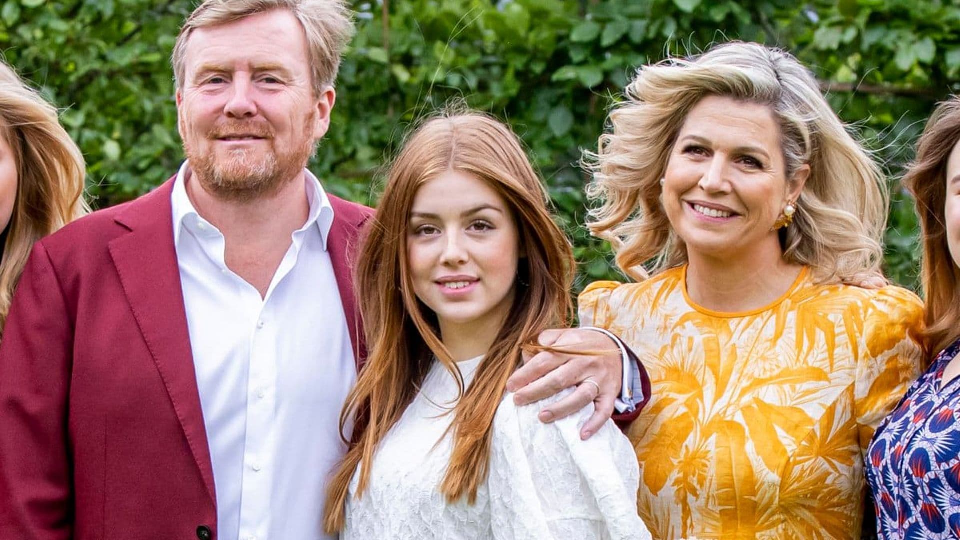 Queen Maxima and King Willem-Alexander share photo of daughter leaving for school in UK