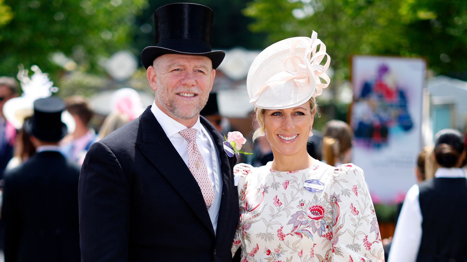 ASCOT, UNITED KINGDOM - JUNE 19: (EMBARGOED FOR PUBLICATION IN UK NEWSPAPERS UNTIL 24 HOURS AFTER CREATE DATE AND TIME) Mike Tindall and Zara Tindall attend day two of Royal Ascot 2024 at Ascot Racecourse on June 19, 2024 in Ascot, England. (Photo by Max Mumby/Indigo/Getty Images)