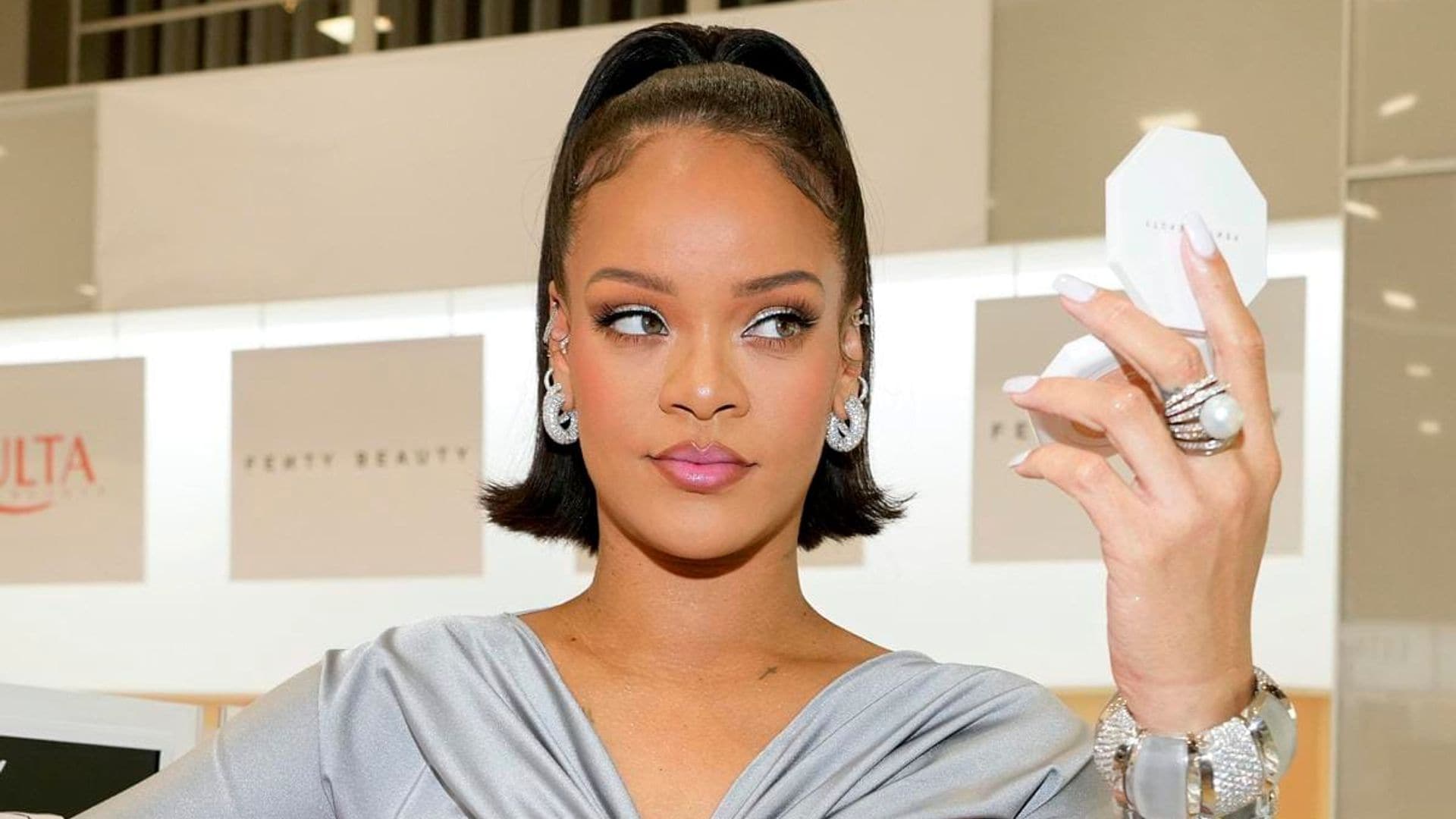 Rihanna debuts long curtain bangs ahead of the new season