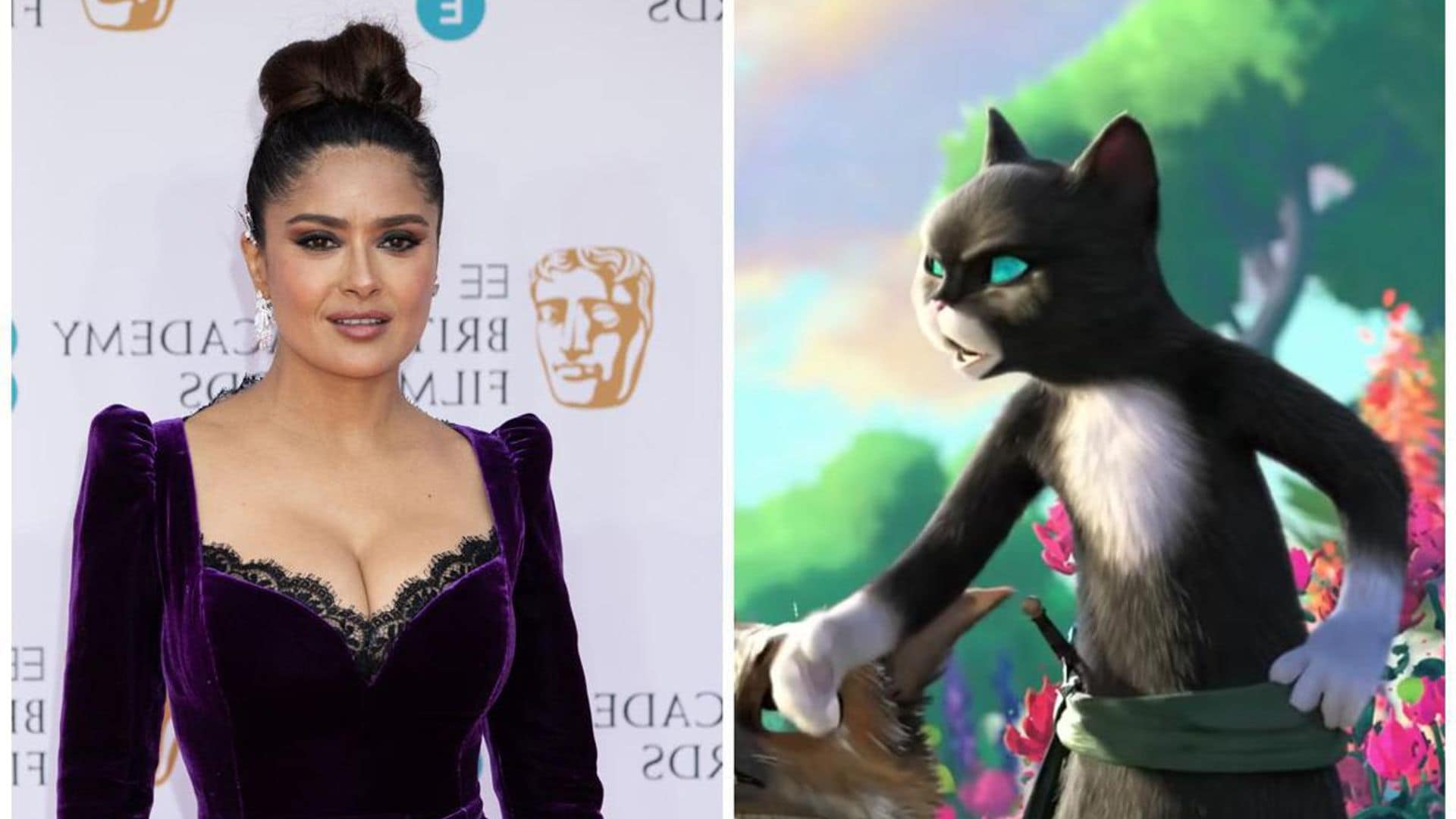 Salma Hayek Pinault will play Kitty Softpaws in the animated film 'The Last Wish'