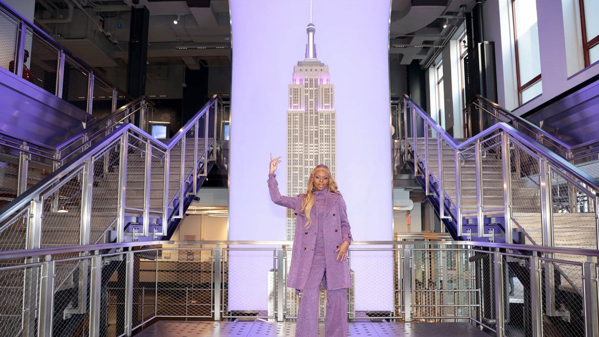 Symone Lights Empire State Building In Honor Of Spirit Day - Take The Pledge Against Bullying