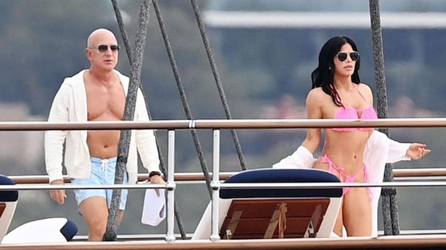 Jeff Bezos and Lauren Sanchez