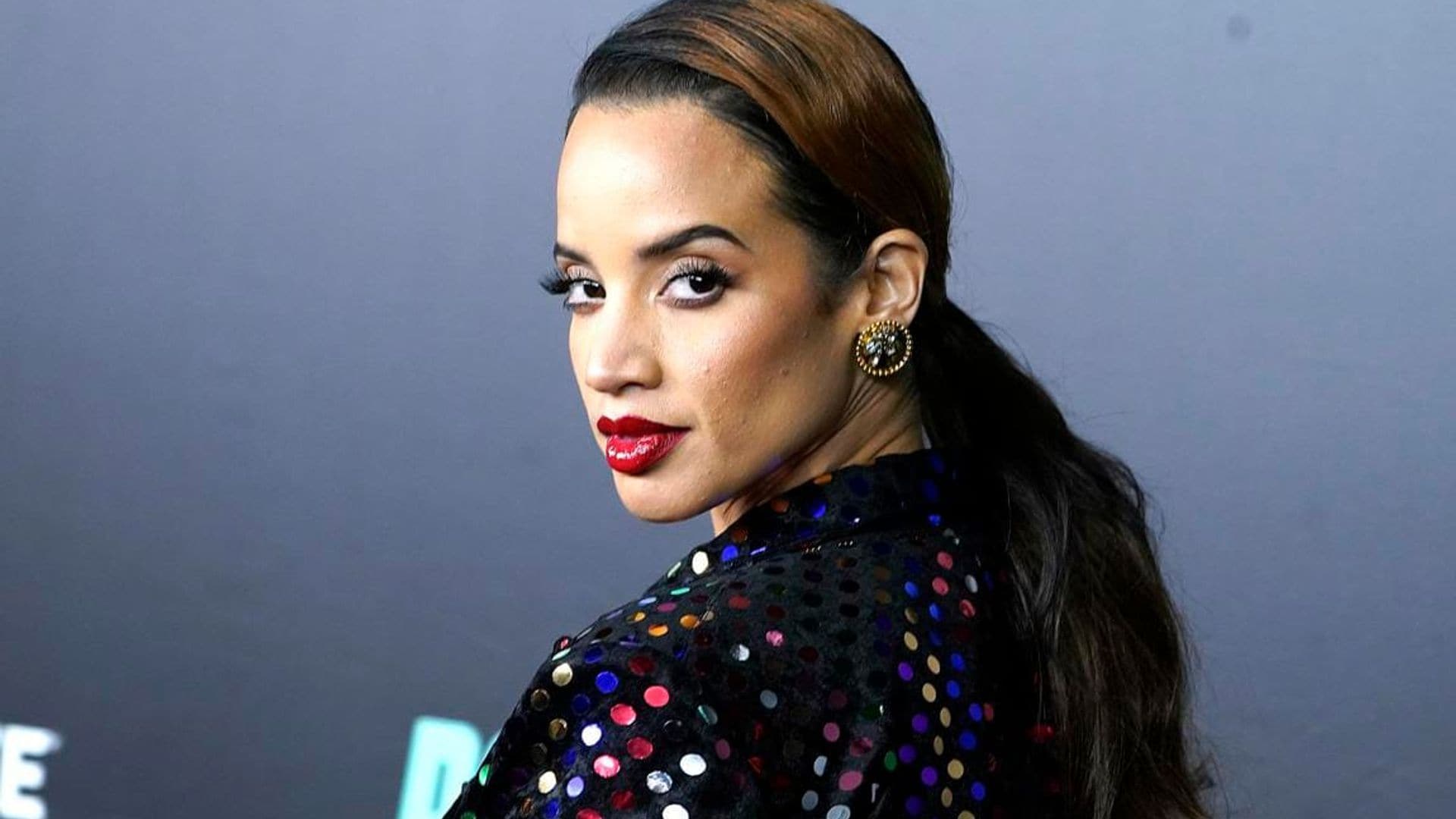 Dascha Polanco shows off her chic and minimalist kitchen setup where she keeps all her quarantine supplies