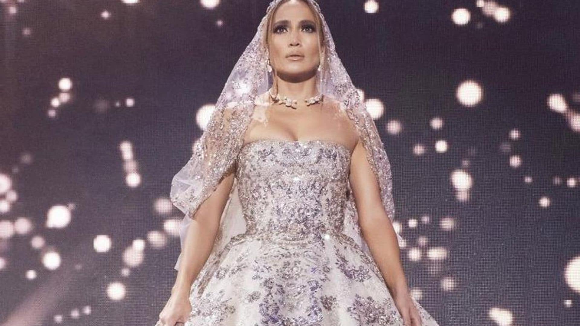 Why Jennifer Lopez’s wedding dress in her new film ‘Marry Me’ weighed almost 100 pounds