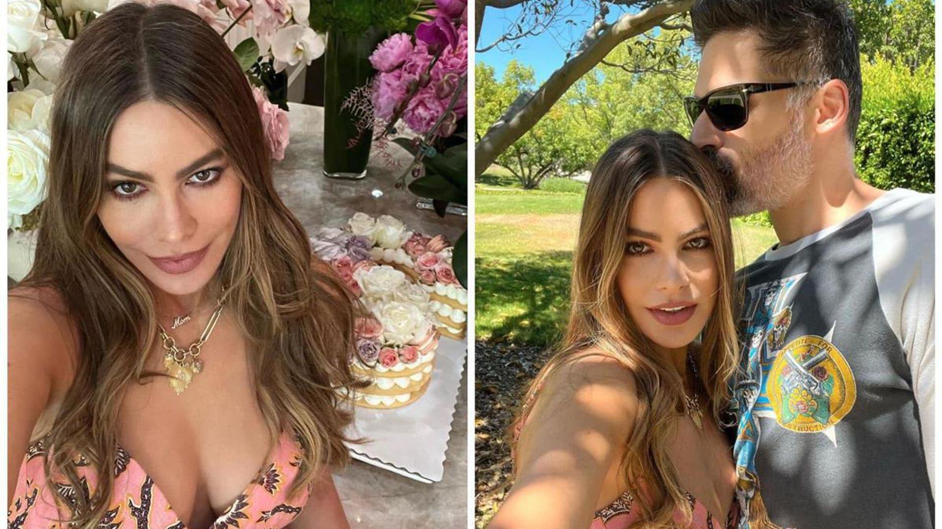 Sofía Vergara celebrates her 50th birthday surrounded by her family and the love of her life