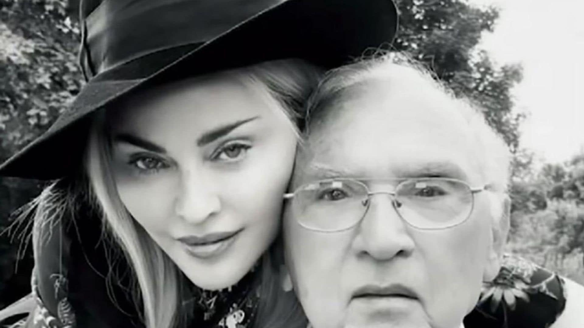 Madonna shares a rare photo with her father