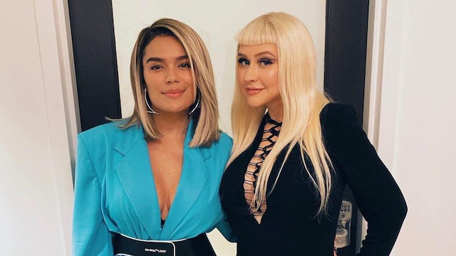 Karol G and Christina Aguilera